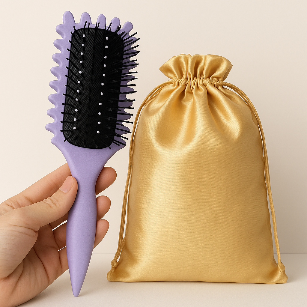 Detangling Comb & Silk Storage Bag