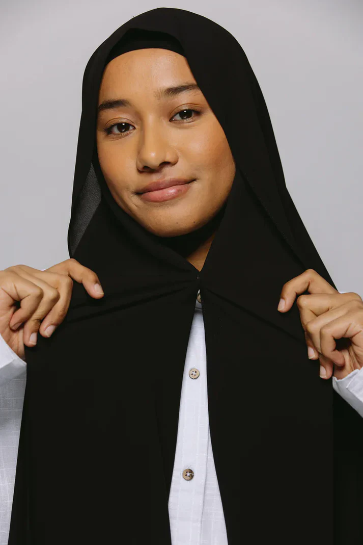 Instant Chiffon Hijab | Built-in Magnets