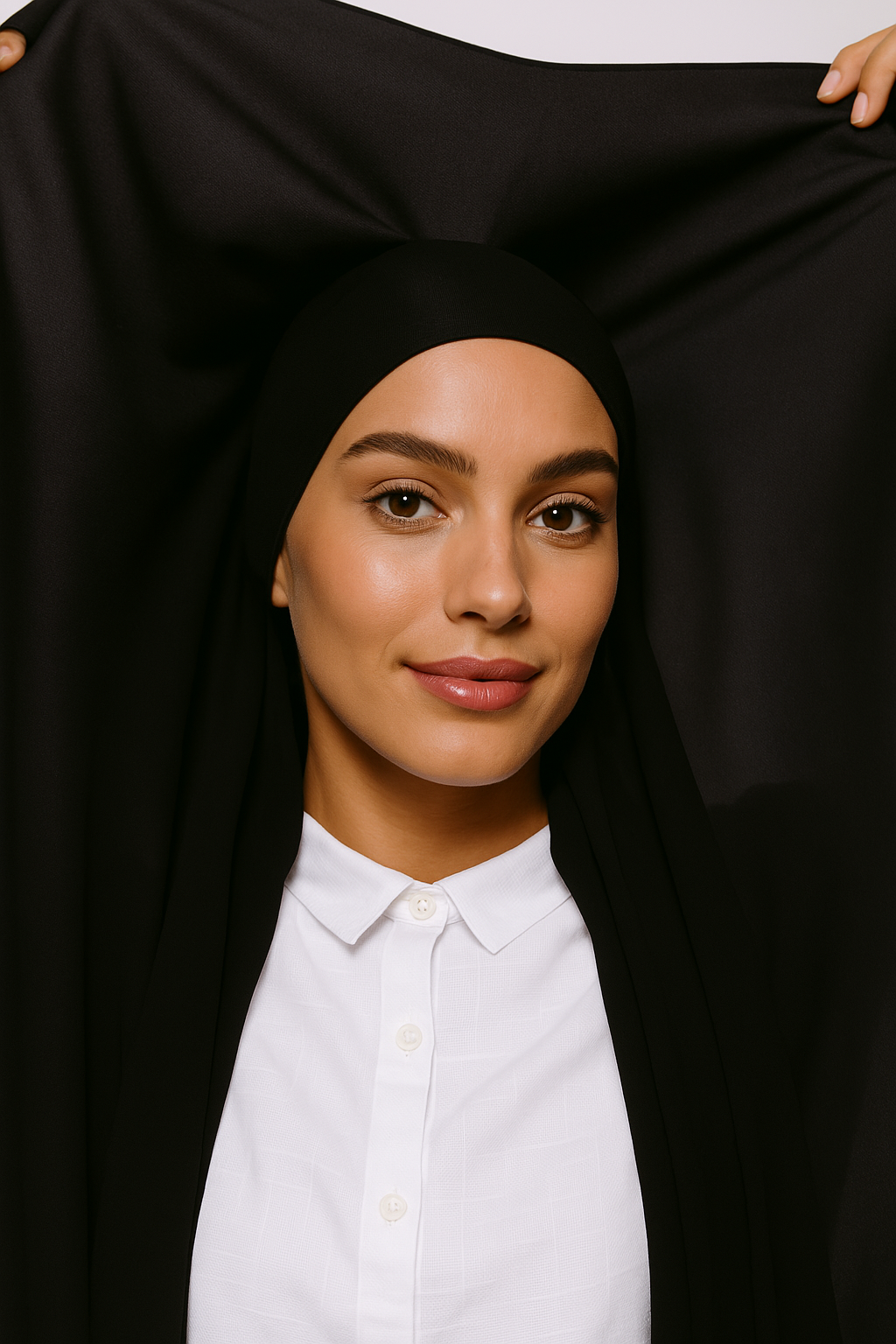 Solvani. Instant Chiffon Hijab | Built-in Magnets