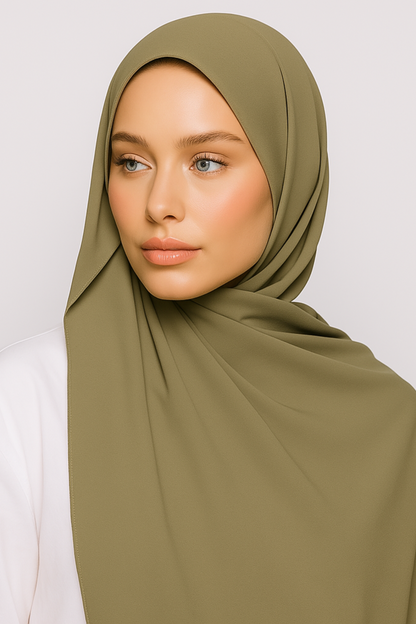 Solvani. Instant Chiffon Hijab | Built-in Magnets