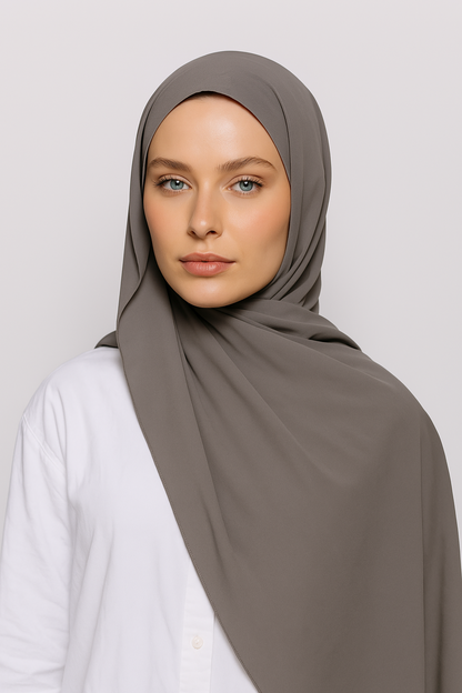 Solvani. Instant Chiffon Hijab | Built-in Magnets