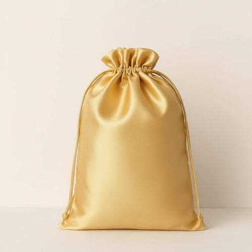 Elvoura™ Gold Silk Wig Bag